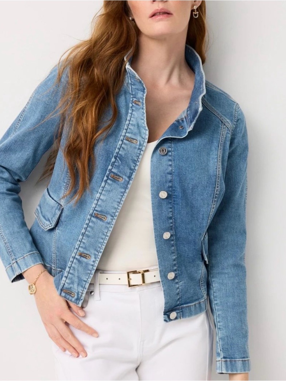 WHBM Women’s Lightweight Jean Jacket